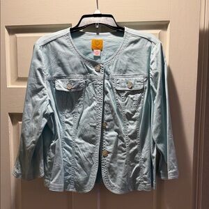 Ruby Rd. Light Blue Blazer